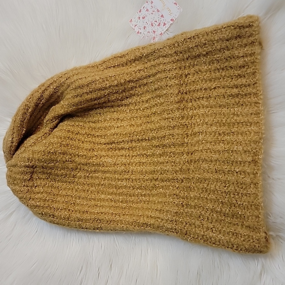 Free People Mustard Knit Beanie - Picture 6 of 7